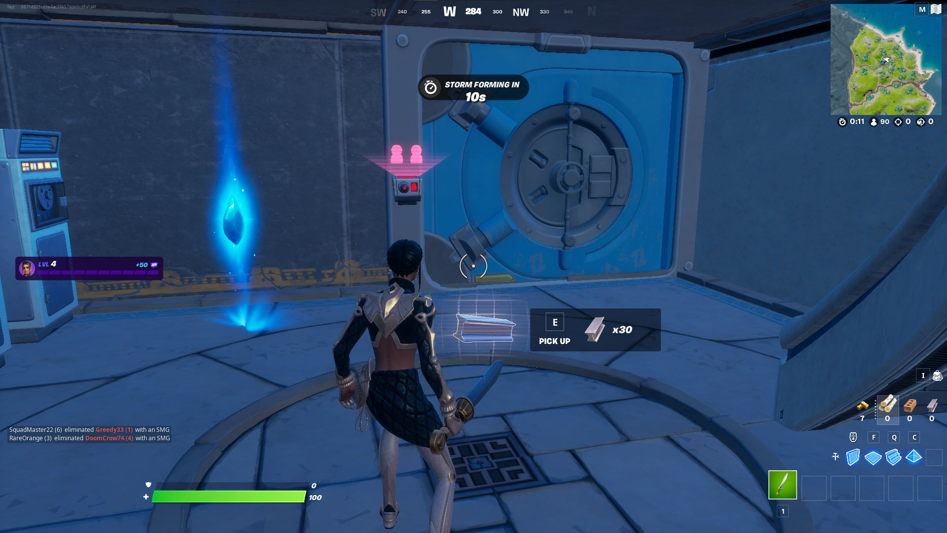 Where to Collect Gem Fragments from outside Seven Vaults in Fortnite