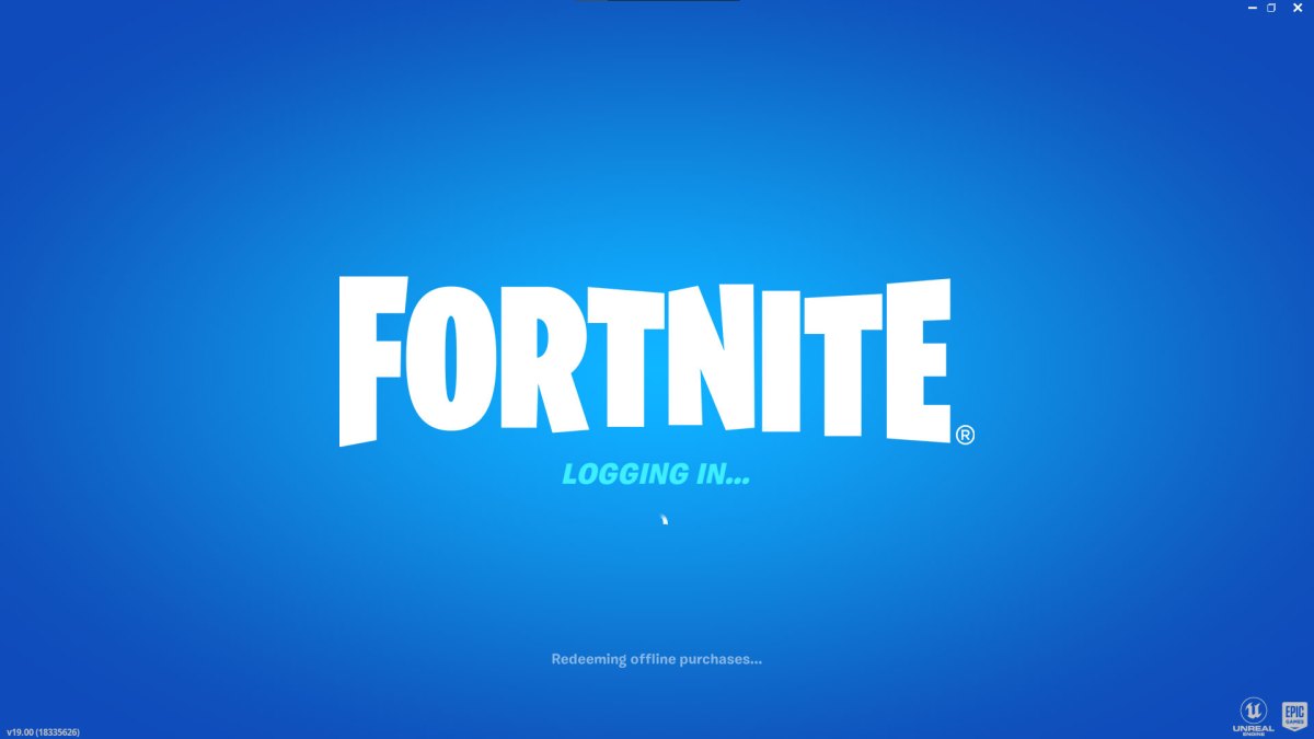 Fortnite Chapter 3 Stuck at Log-In Screen