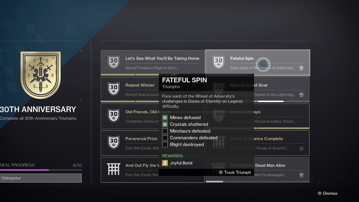 How to Complete Fateful Spin in Destiny 2