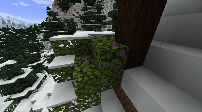 Minecraft 1.18 Flowering Azalea Leaves