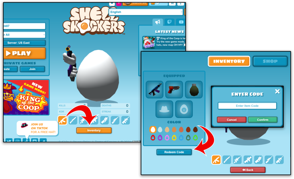 Shell Shockers Redeem Codes (December 2023)