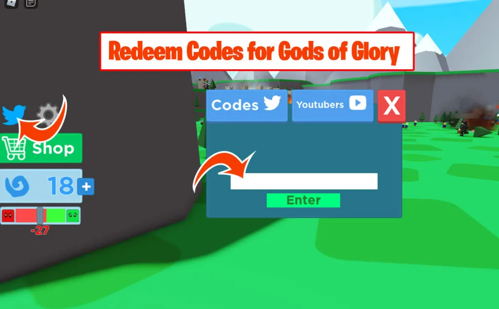 gods of glory codes redeem
