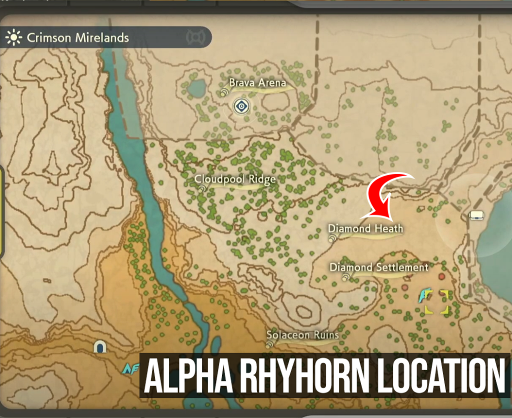 Alpha Rhyhorn Location