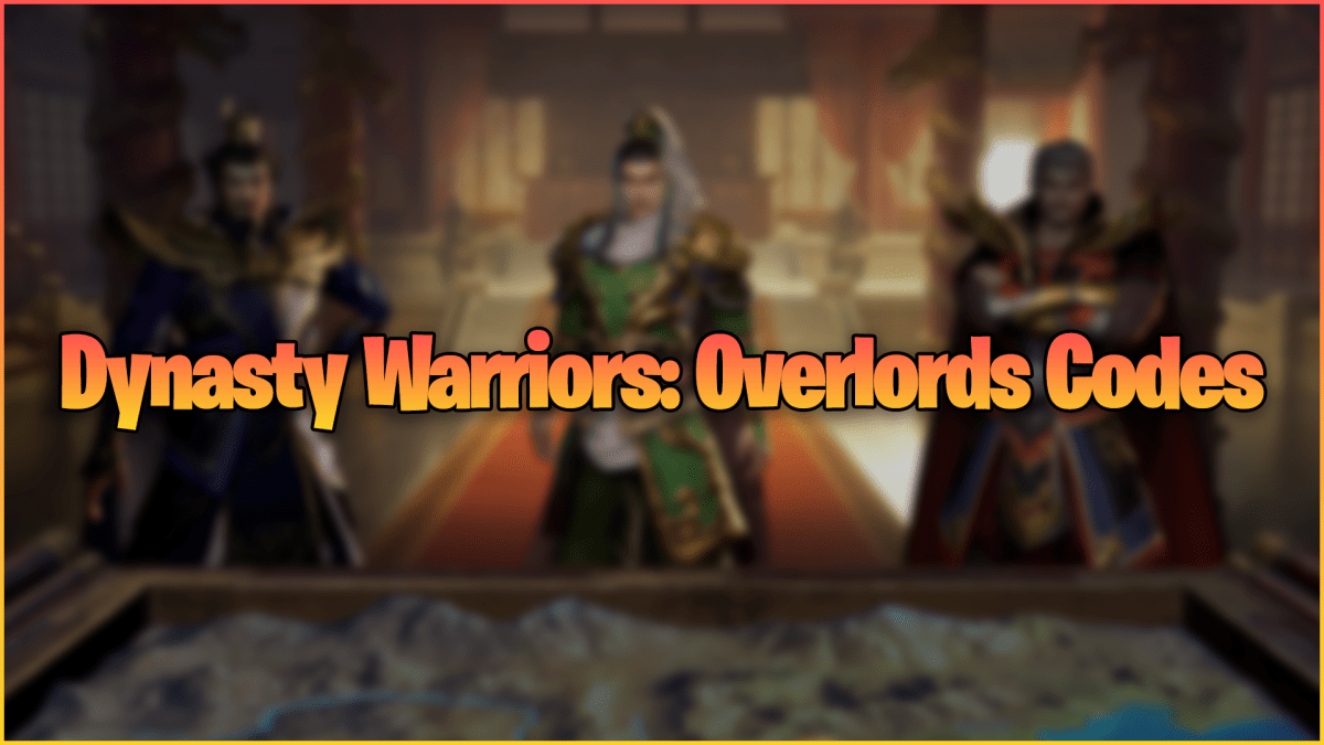 Dynasty Warriors Overlords Codes