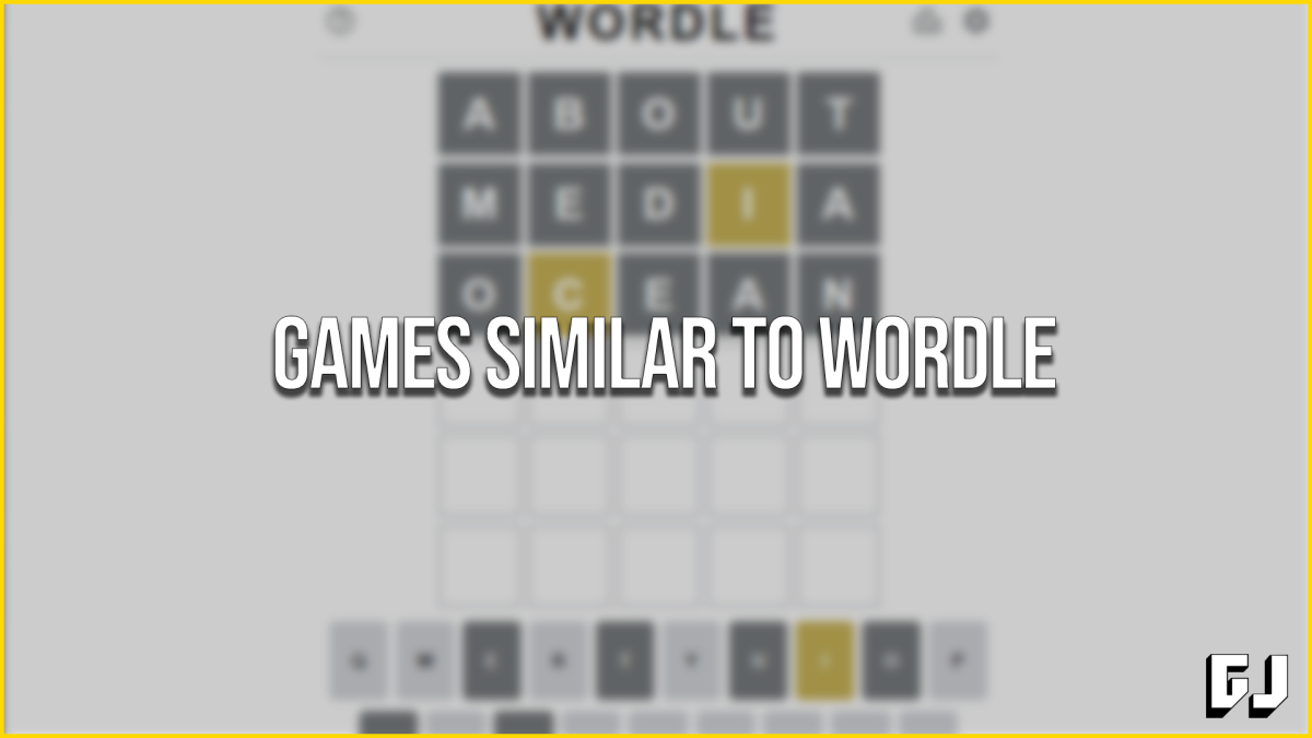 Games Similar to Wordle