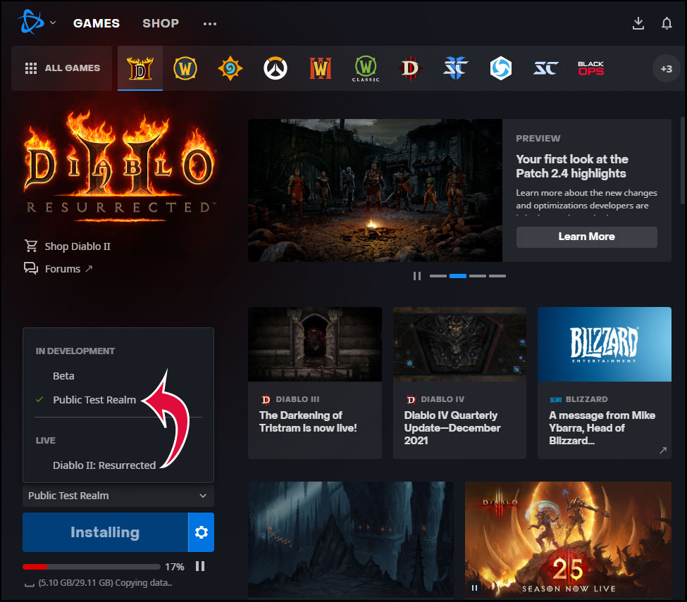 How to Access Diablo 2 Resurrected PTR