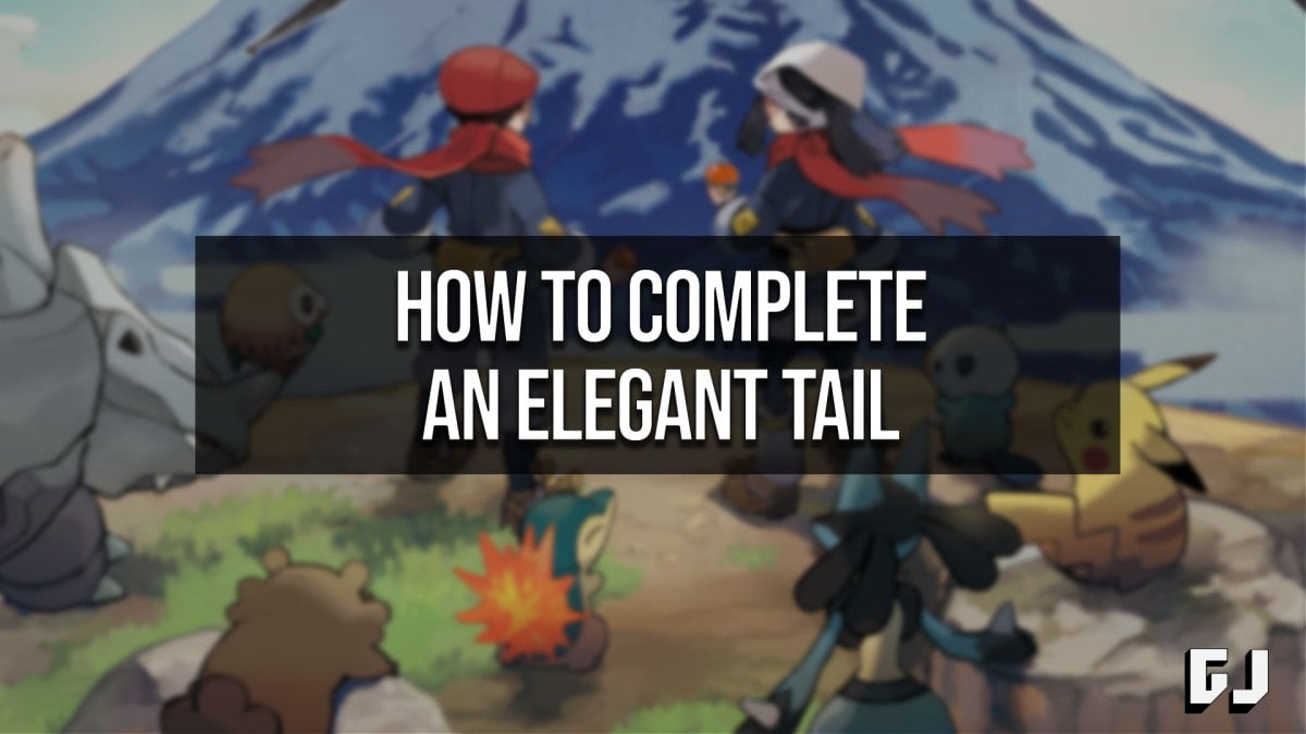 How to Complete An Elegant Tail in Pokemon Legends Arceus