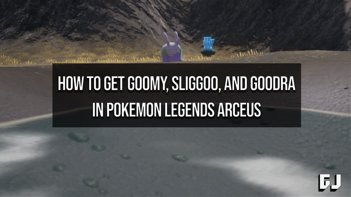 How to Get Goomy in Pokemon Legends Arceus