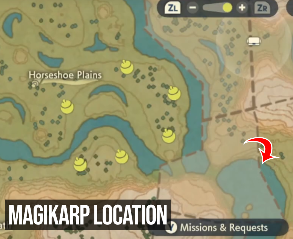 Magikarp Location - Pokemon Legends Arceus