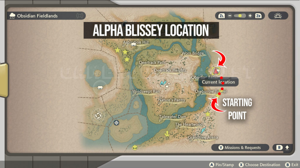 Pokemon Legends Arceus Alpha Blissey Location Map 1024x575 