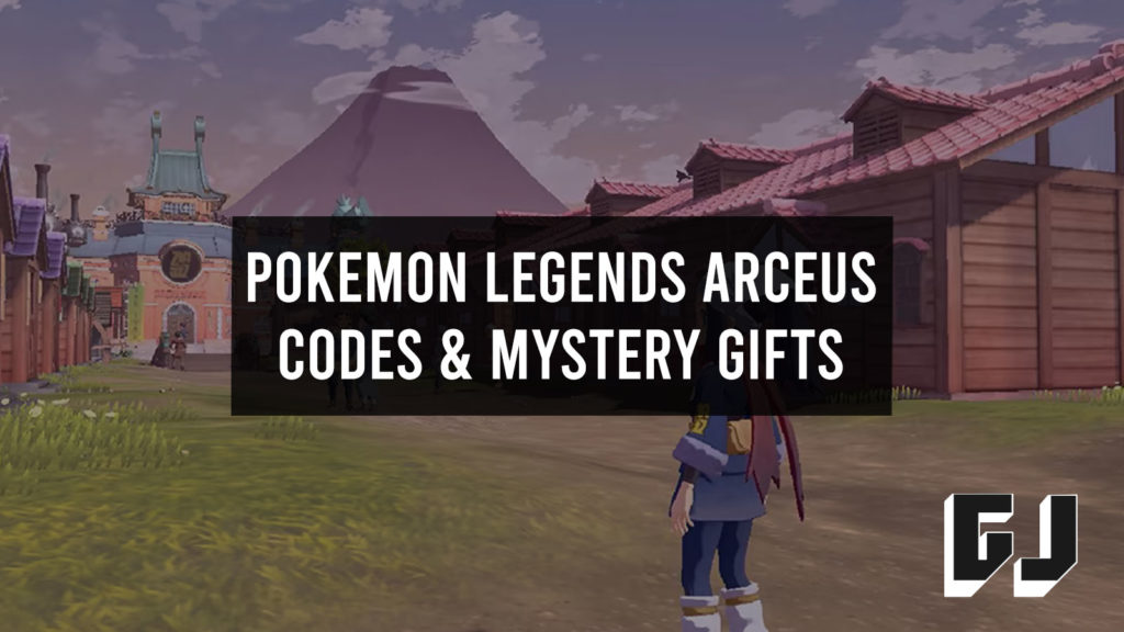 Pokemon Legends Arceus Codes and Mystery Gifts