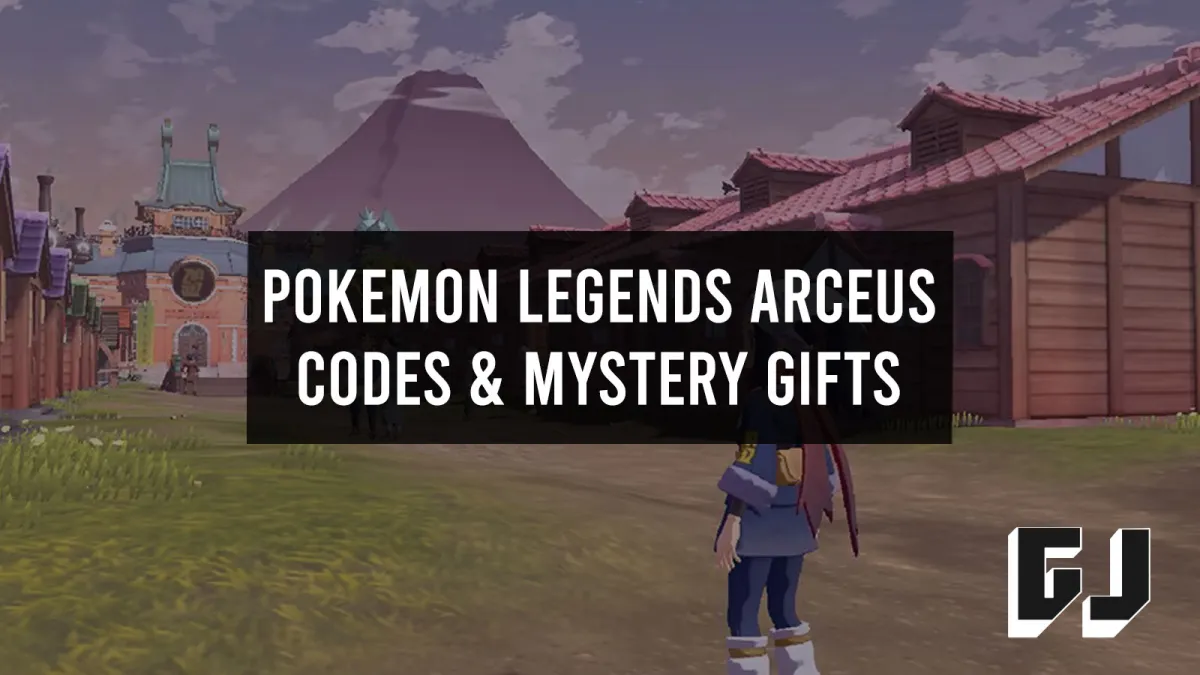 Pokemon Legends Arceus Codes