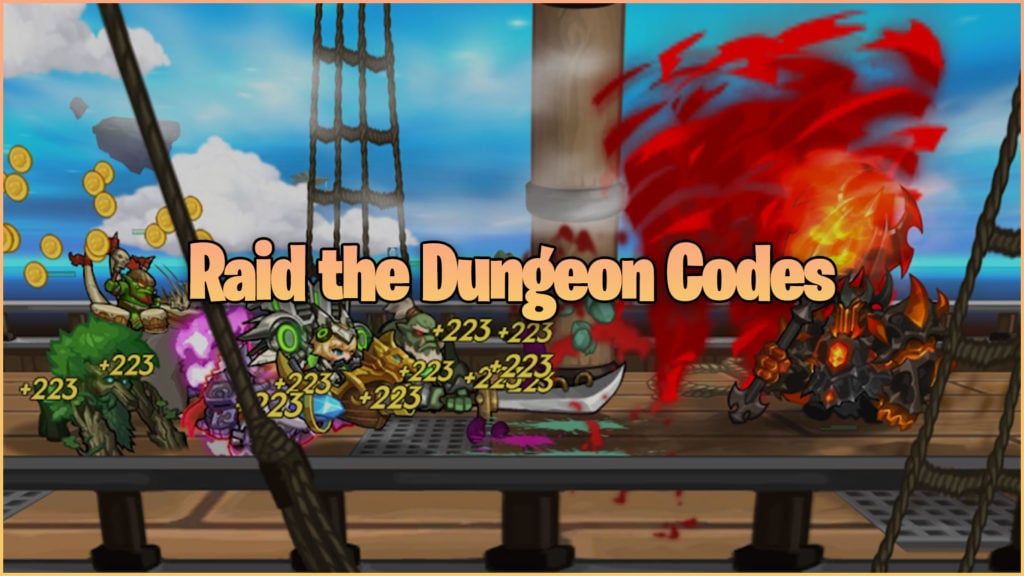 Raid the Dungeon Codes - December 2023 