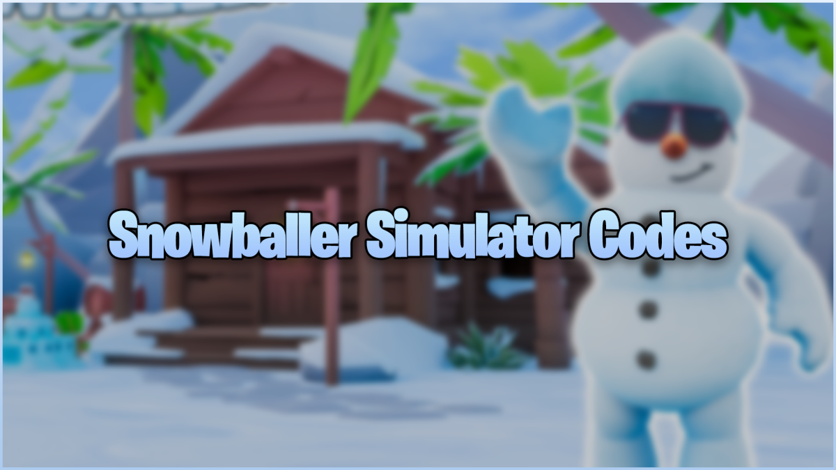 Snowballer Simulator Codes (April 2024) Gamer Journalist