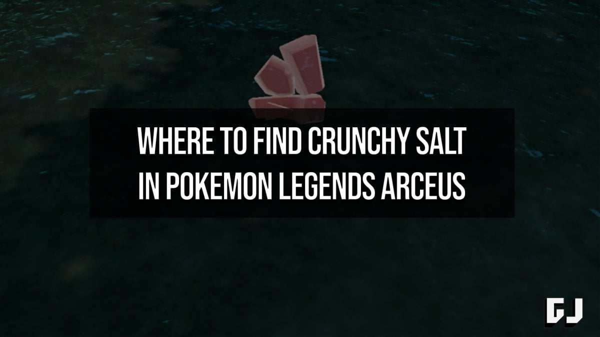 Where to Find Crunchy Salt in Pokemon Legends Arceus