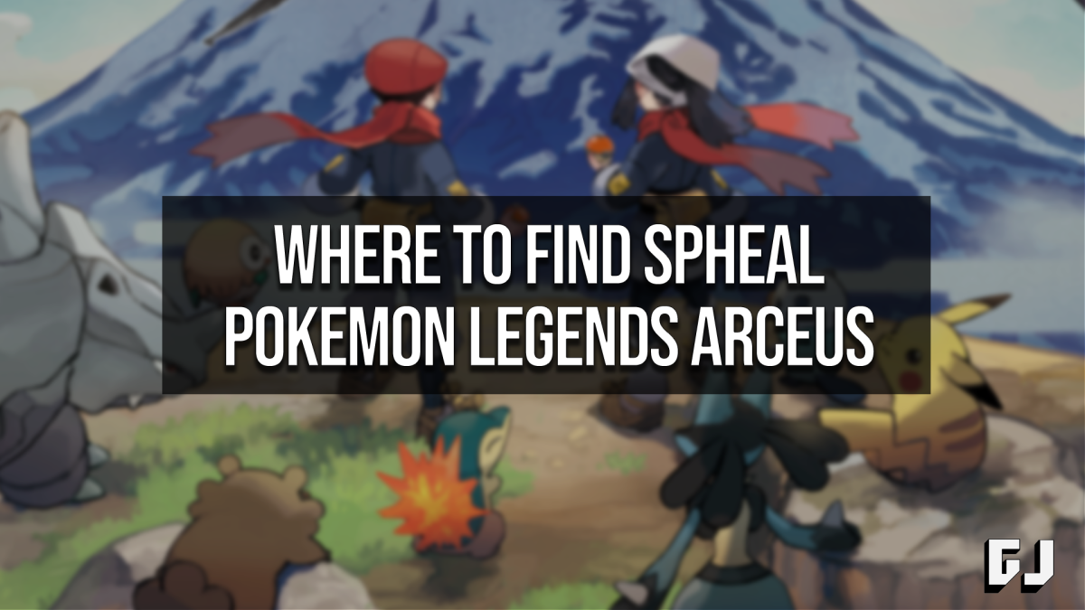 Where to Find Spheal Pokemon Legends Arceus