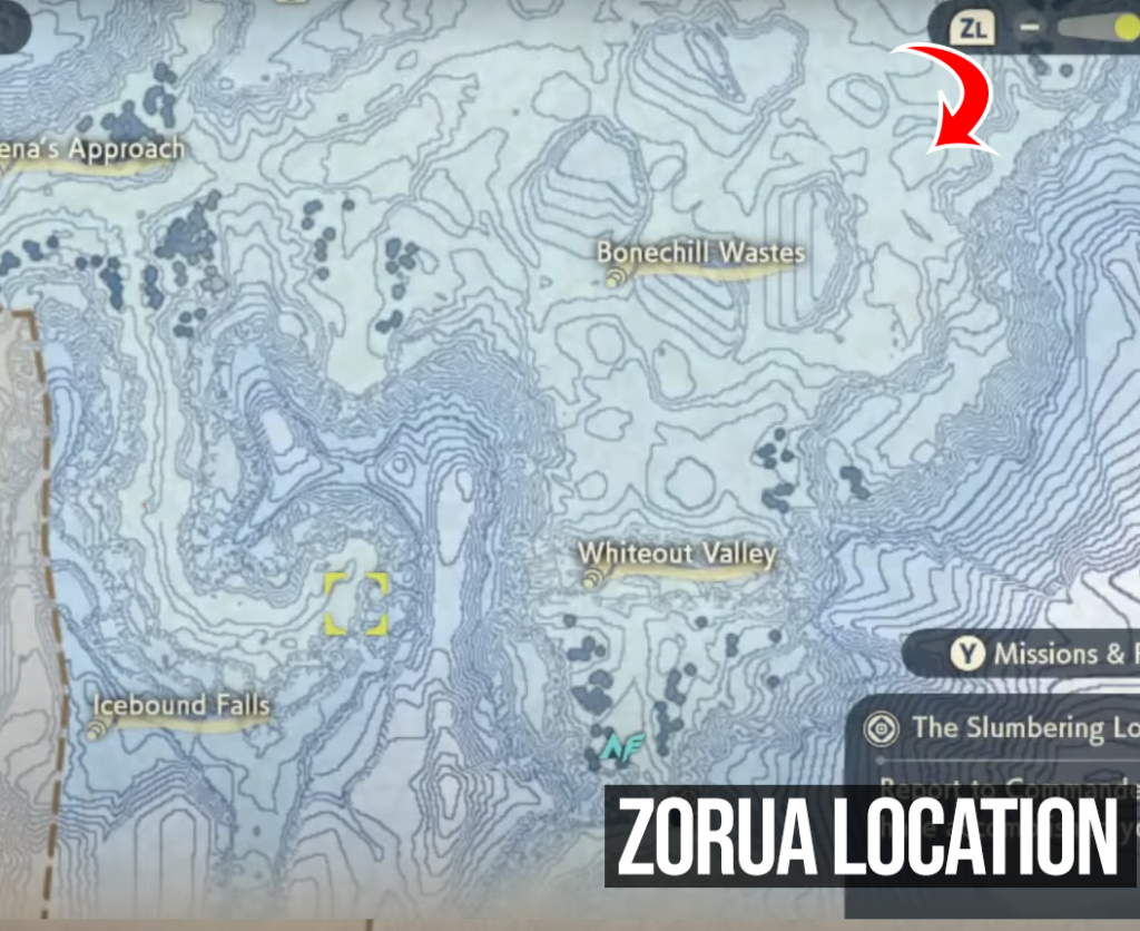 Zorua Location