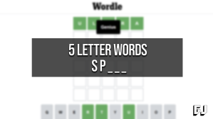 5 Letter Words Starting SP