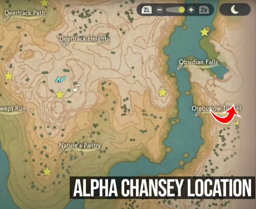 Alpha Chansey Location