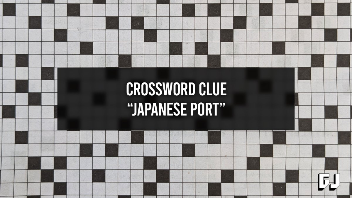 Crossword Clue - Japanese Port