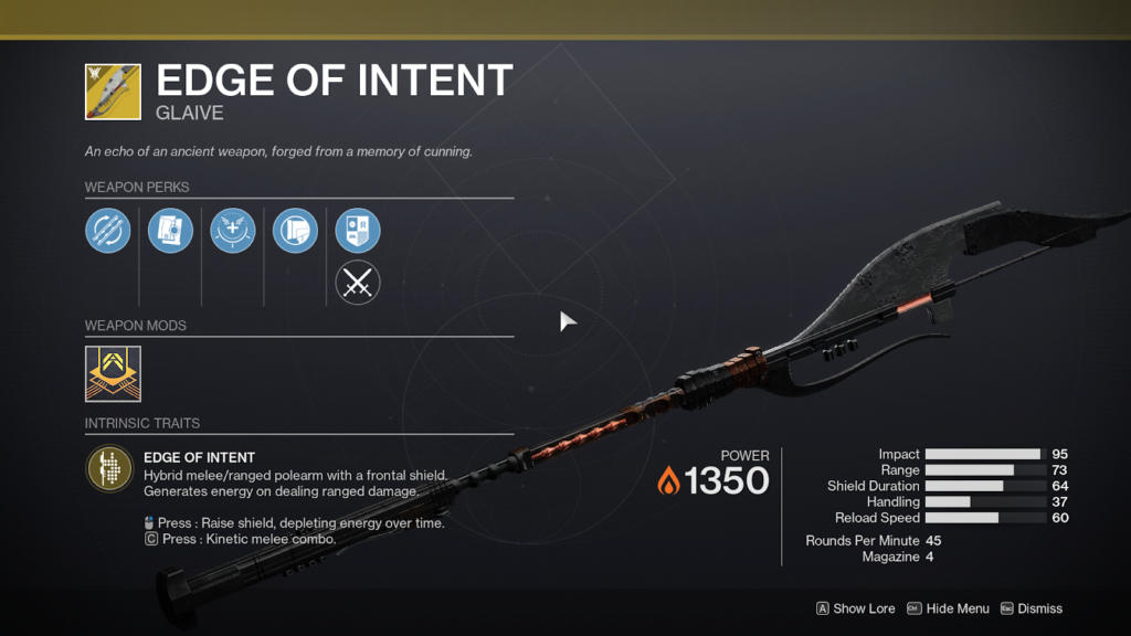 All Destiny 2 Witch Queen Exotics - Edge of Intent