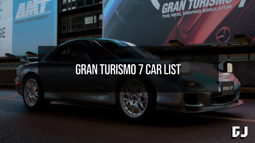 Gran Turismo 7 Car List