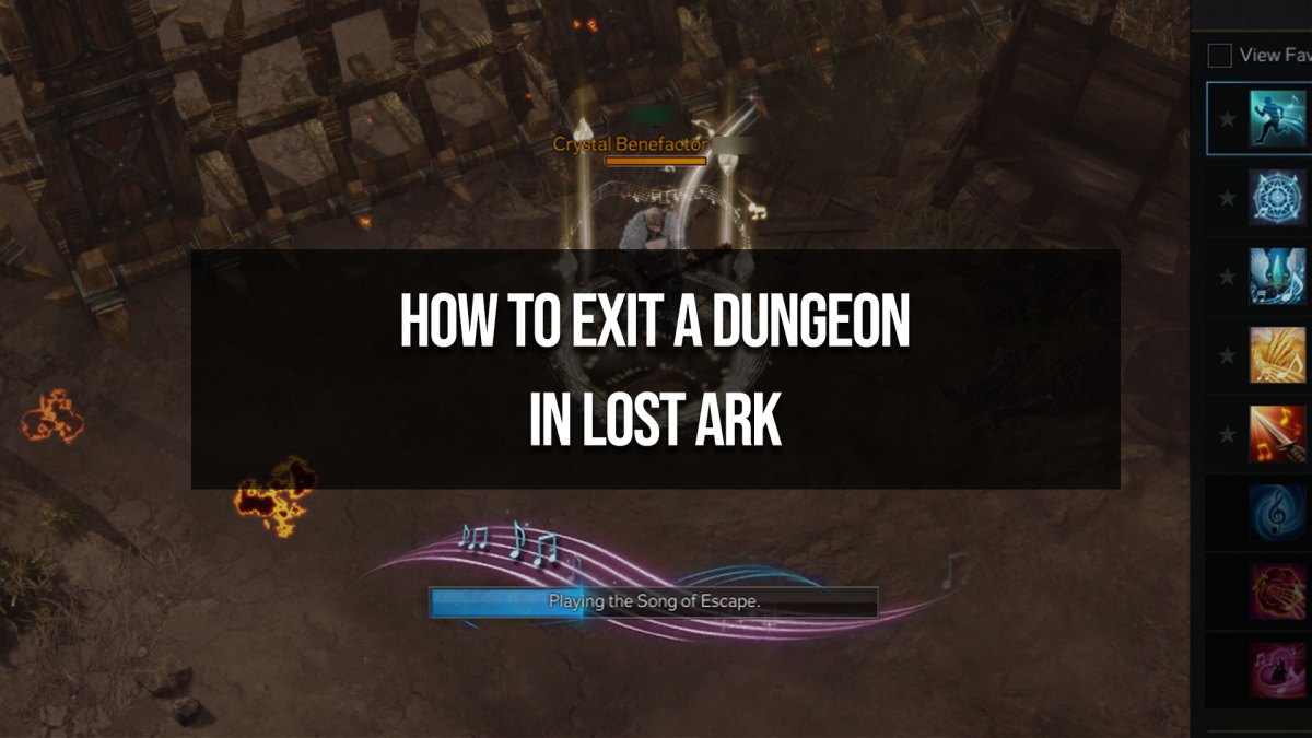 How to Exit a Dungeon in Lost Ark