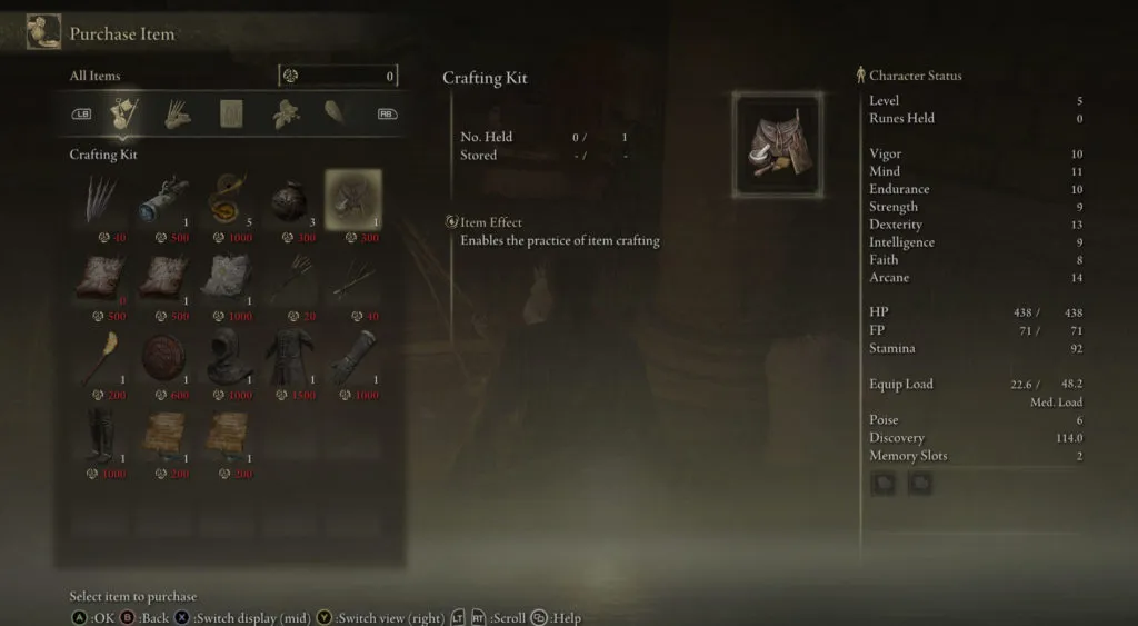 How to Unlock Crafting in Elden Ring - Crafting Kit