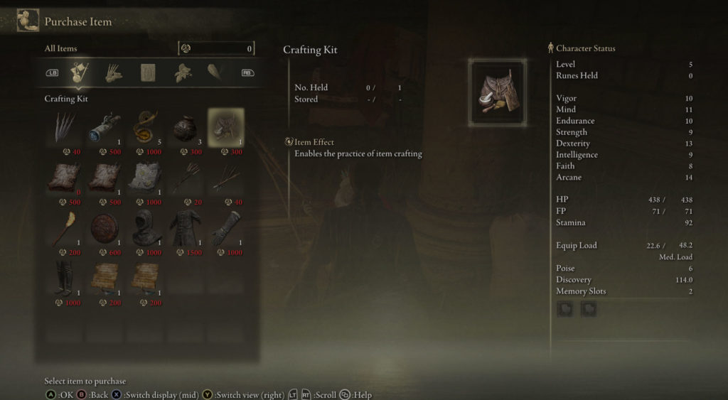 How to Unlock Crafting in Elden Ring - Crafting Kit