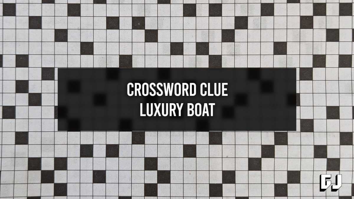 Luxury Boat - Crossword Clue