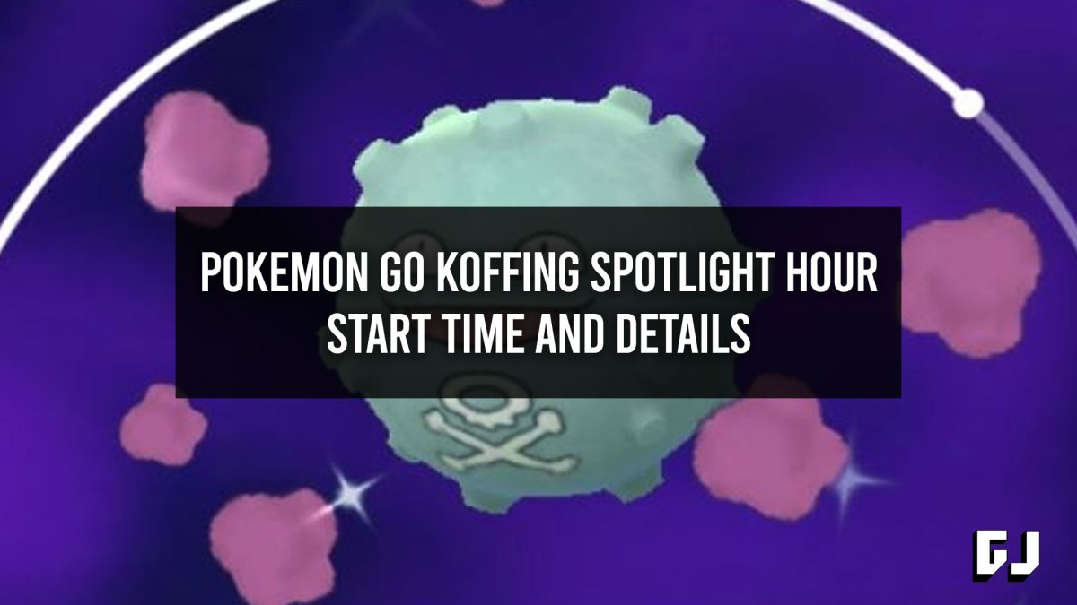 Pokemon GO Koffing Spotlight Hour: Start Time and Details