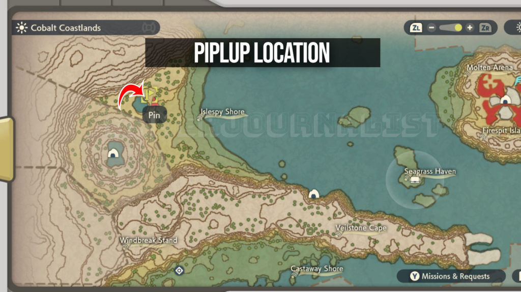 Pokemon Legends Arceus Piplup Location