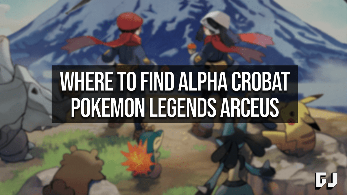Where to Find Alpha Crobat Pokemon Legends Arceus