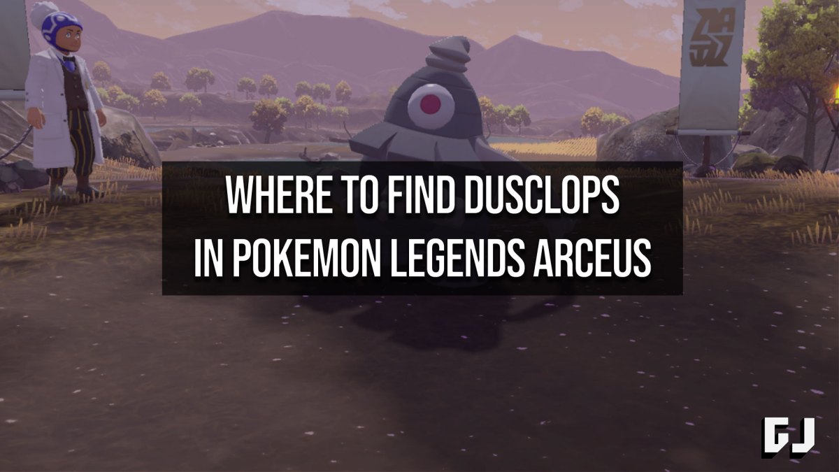 Where to Find Dusclops in Pokemon Legends Arceus