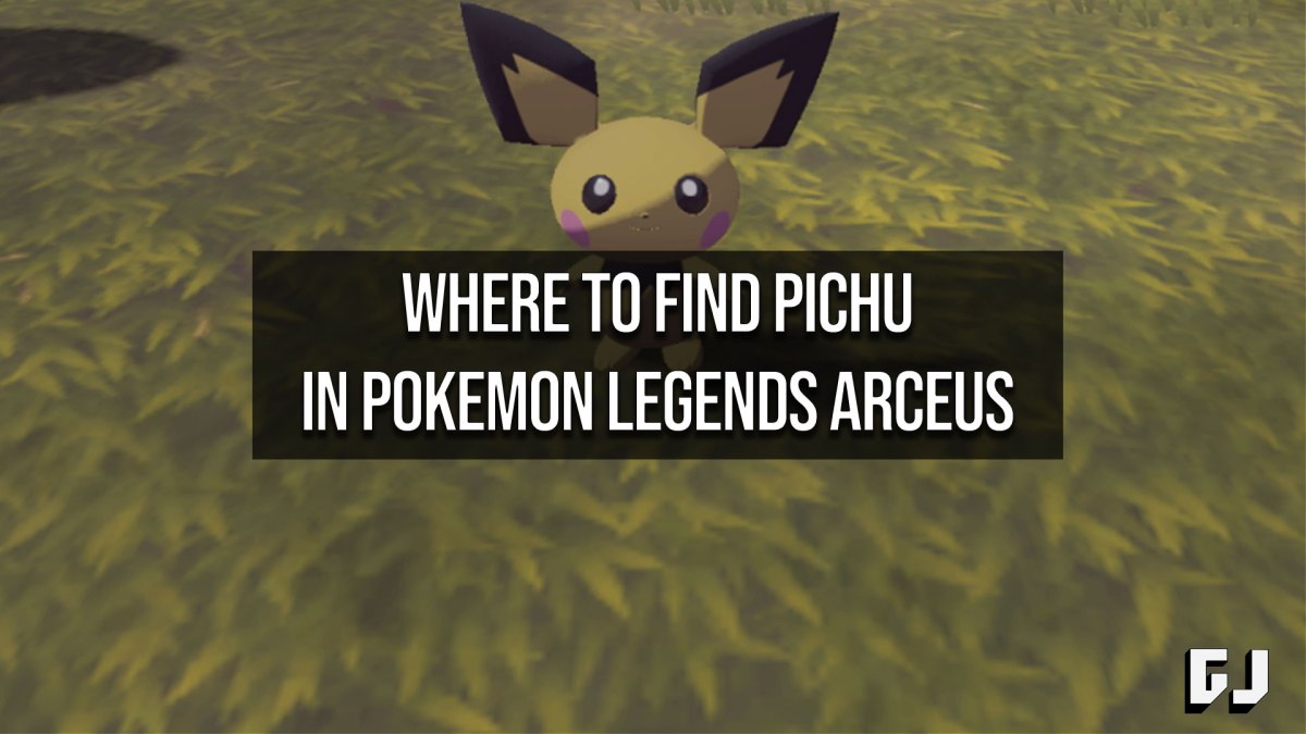 Where to Find Pichu in Pokemon Legends Arceus