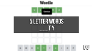 5 Letter Words Ending With TY Wordle Guide Gamer Journalist