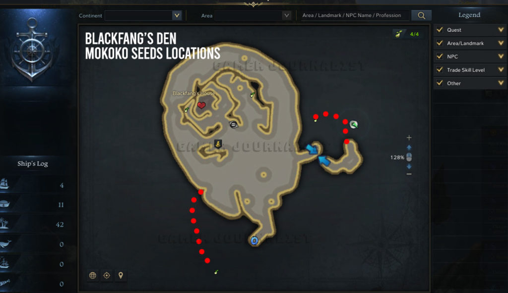 All Mokoko Seed Locations in Blackfang's Den Lost Ark