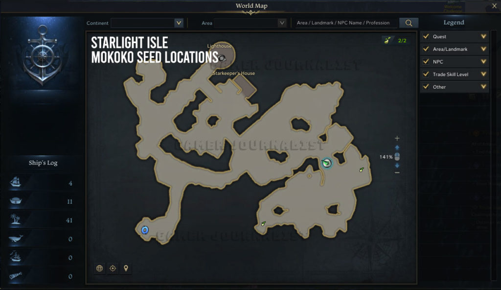 All Mokoko Seed Locations in Starlight Isle Map