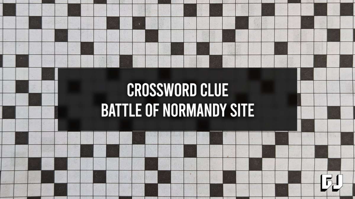 Battle of Normandy Site Crossword Clue Gamer Journalist