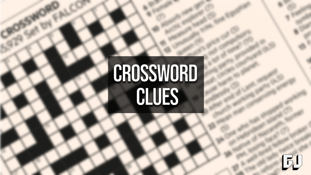 Crossword Clues