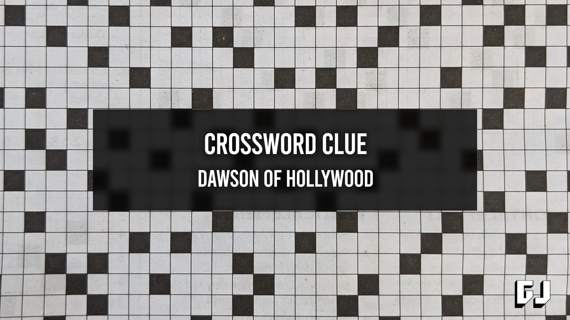 Dawson of Hollywood Crossword Clue Gamer Journalist