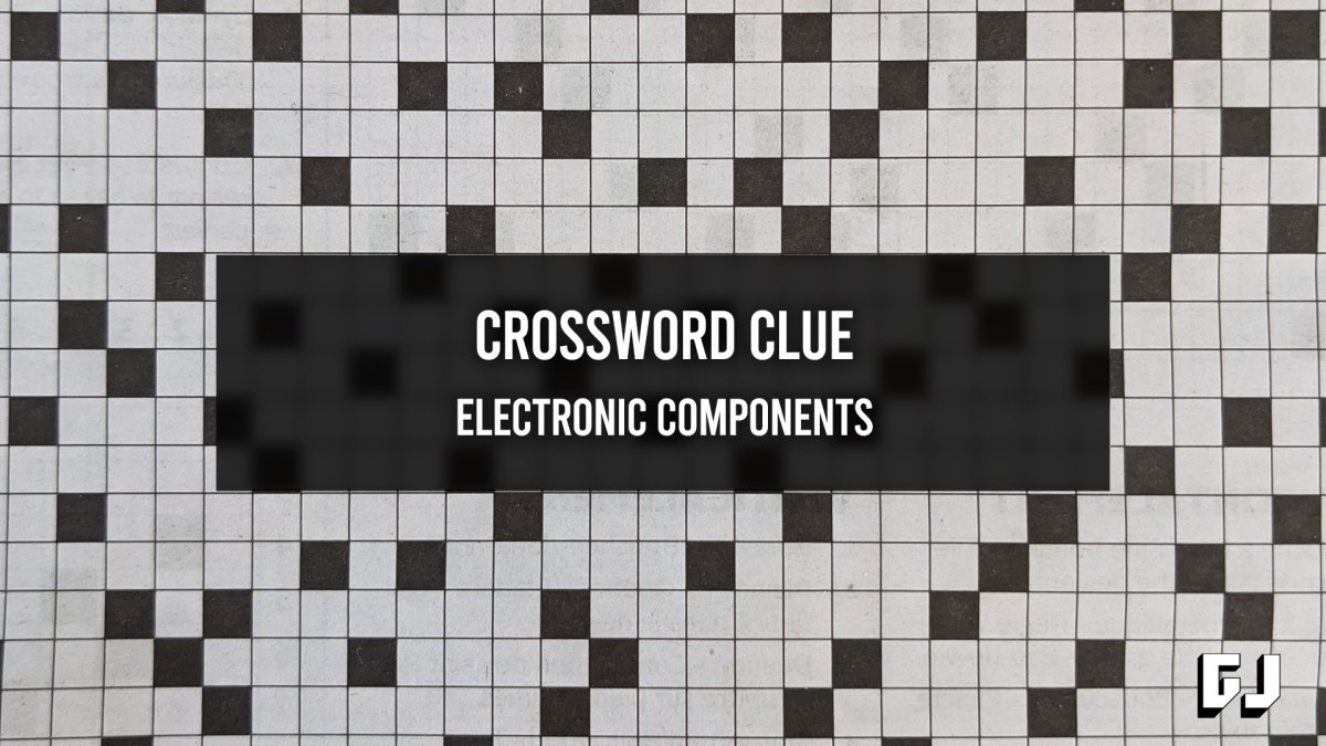 Electronic Components - Crossword Clue