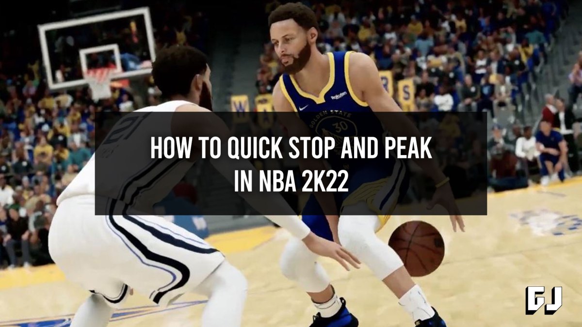 How to Quick Stop and Peak in NBA 2K22