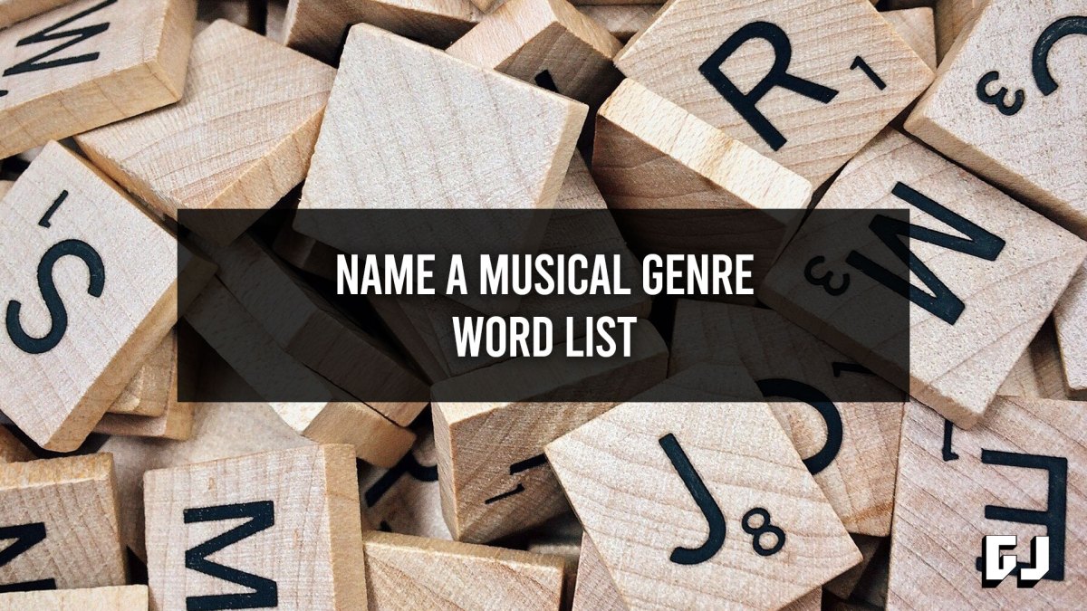 Name a Musical Genre - Word List