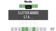 5 Letter Words Starting With STA Wordle Guides Gamer Journalist