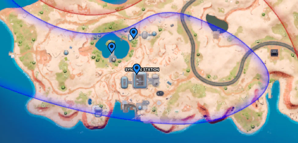 Fortnite Omni Chips Locations Camp Cuddle, Sanctuary, Synapse Station
