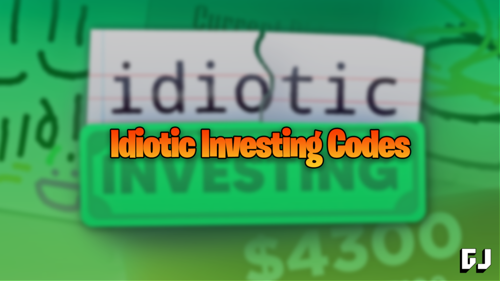 Idiotic Investing Codes