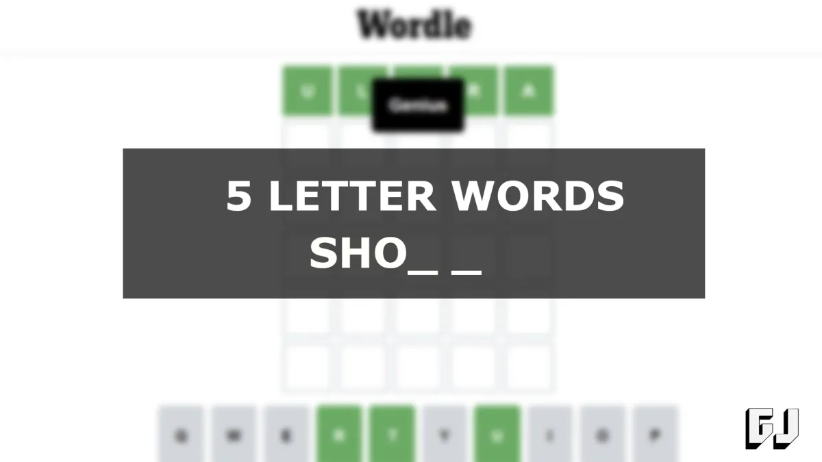 Wordle SHO