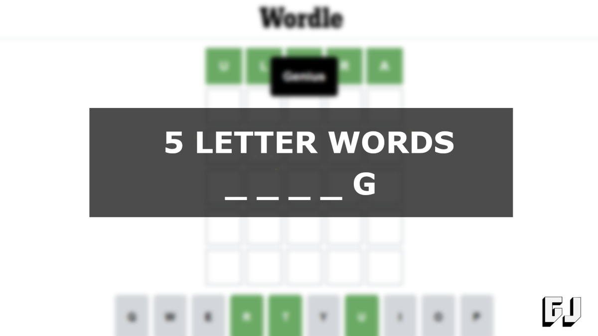 Wordle G