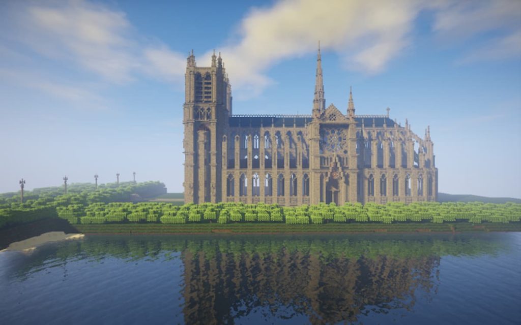 Minecraft Cathedral screenshot